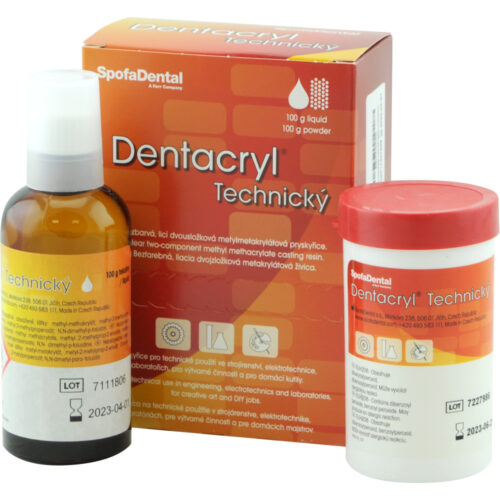 Dentacryl – licí pryskyřice (dvě složky)