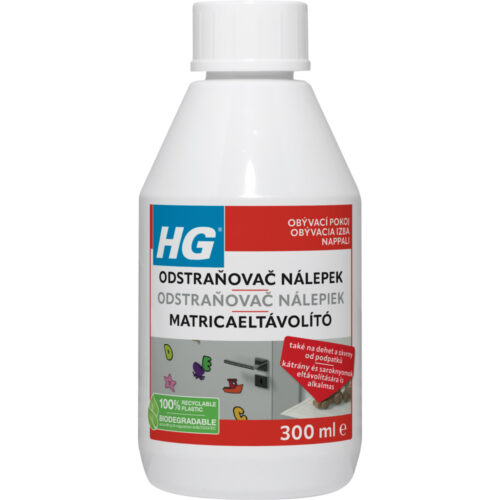 HG – odstraňovač nálepek