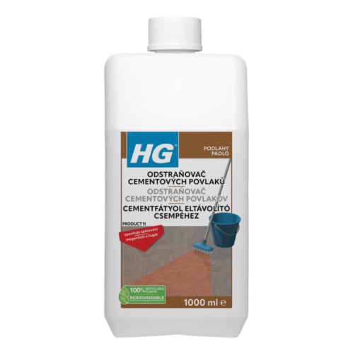 HG – odstraňovač cementových povlaků