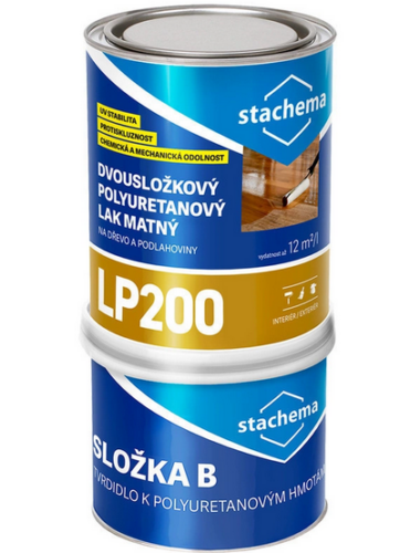 Polyuretan lak 2K mat LP200 (set)