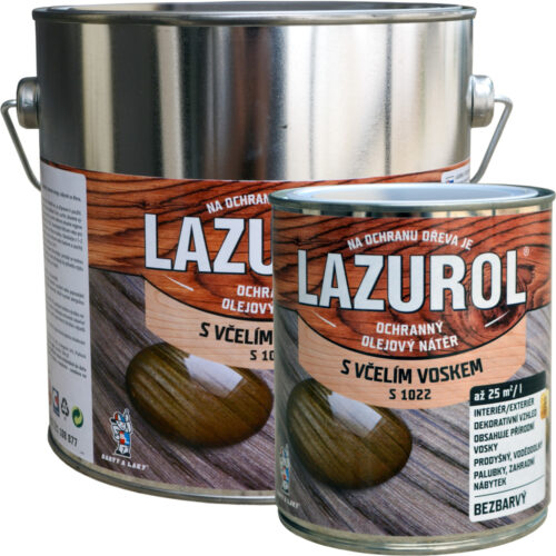 S1022 LAZUROL lak s včelím voskem