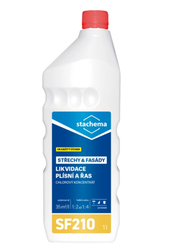 SF210 – likvidace plísní a řas s Cl (1:3)
